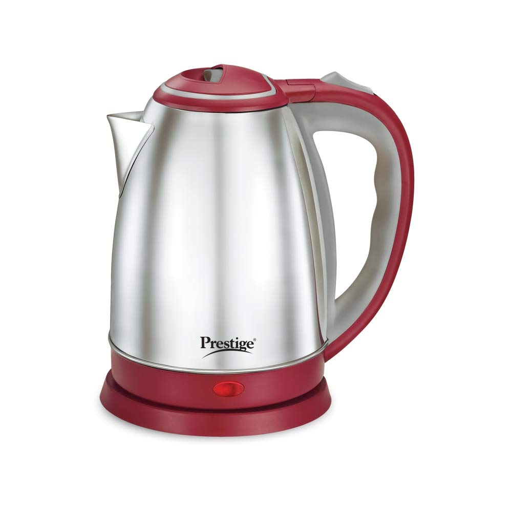 Prestige 1.5 Litre Kettle 1500-watts PRWO 1.8 Litre Red Colour Rice Cooker